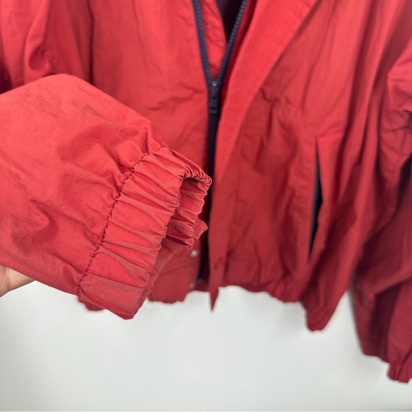 Vintage Y2K Tommy Hilfiger Red Windbreaker Jacket Size Large Early 2000s - Picture 4 of 12